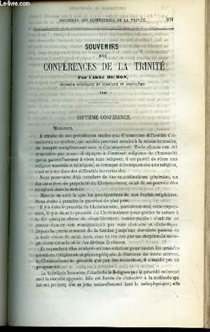 Immagine del venditore per Souvenirs des conferences de la Trinit : 7e  11e conferences / LA puissance du repentir / Pangyrique de Jeanne d'Arc / aLlocution de Mgr Gerbet, eveque de Perpignan3 venduto da Le-Livre