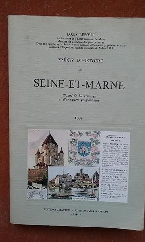 Précis d'histoire de Seine-et-Marne