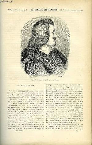 Bild des Verkufers fr LA SEMAINE DES FAMILLES 12EME ANNEE N34 - GUY DE LA BROSSE DE XAVIER DE CORLAS, LES DOUZE ENFANTS DE LA VEUVE DE HIPPOLYTE AUDEVAL, LES FETES POPULAIRES DE NOS PERES - TIR DE L'OIE, JEUX DE L'HOMME ARME, ET GATEAU DES ROIS DE V.FOURNEL zum Verkauf von Le-Livre