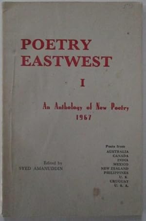 Imagen del vendedor de Poetry Eastwest I. An Anthology of New Poetry. 1967 a la venta por Mare Booksellers ABAA, IOBA