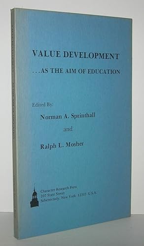 Imagen del vendedor de VALUE DEVELOPMENT . AS THE AIM OF EDUCATION a la venta por Evolving Lens Bookseller