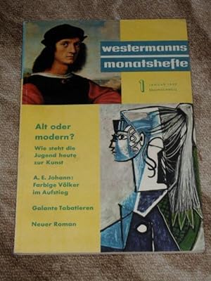 Westermanns Monatshefte Nr. 1 - Januar 1959 (Alt oder modern? - Wie steht die Jugend heute zur Ku...