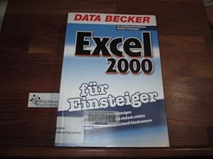 Bild des Verkufers fr Excel 2000 : [einfach und sicher einsteigen ; alles verstndlich und einfach erklrt ; ohne Vorkenntnisse schnell klarkommen]. ; Helmut Vonhoegen zum Verkauf von Antiquariat im Kaiserviertel | Wimbauer Buchversand