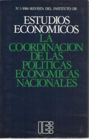 Immagine del venditore per La coordinacin de las polticas economicas nacionales venduto da Librera Cajn Desastre