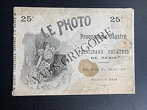 LE PHOTO-SAISON THEATRALE 1899-1900-PROGRAMME THEATRE ANTOINE-"LES GAITES DE L'ESCADRON"-GEORGES ...