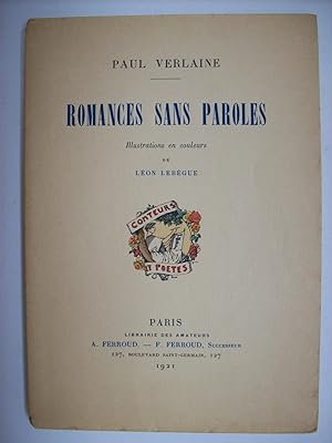 Romances sans paroles, illustrations en couleurs de Léon Lebègue.