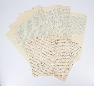 Le Paradoxe d'Aytré - Manuscrit original et tapuscrit complets