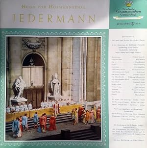 Image du vendeur pour Hugo von Hofmannsthal : Jedermann. Das Spiel vom Sterben des reichen Mannes. [Vinyl-LP]. In der Besetzung der Salzburger Festspiele, Salzburger Rundfunk- und Mozarteum-Kammerchor, mit einer Einfhrung von Edgar Hederer mis en vente par Licus Media