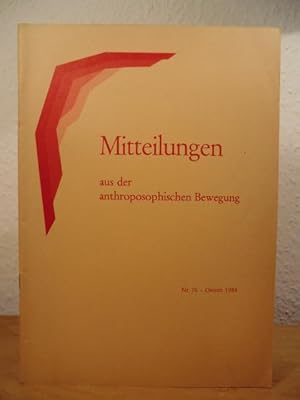 Mitteilungen aus der anthroposophischen Bewegung. Nr. 76 - Ostern 1984