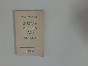 Imagen del vendedor de Gustav Adolfs Page : Novelle. Mit e. Nachw. a la venta por ANTIQUARIAT FRDEBUCH Inh.Michael Simon