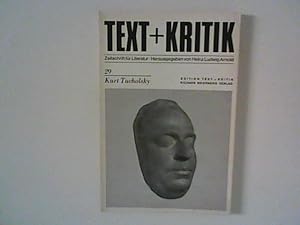 Bild des Verkäufers für Kurt Tucholsky - Text + Kritik, Zeitschrift für Literatur Nr. 29. zum Verkauf von ANTIQUARIAT FÖRDEBUCH Inh.Michael Simon