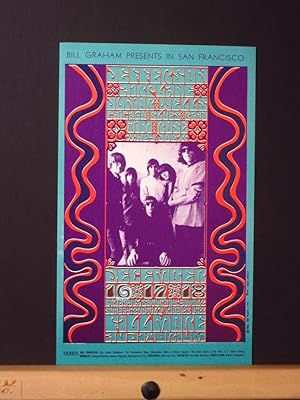 Bill Graham/Filmore Postcard #42 ( Jefferson Airplane, Junior Wells Chicago Blues Band, Tim Rose )
