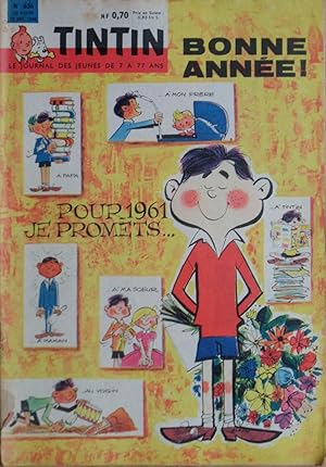 TINTIN Le journal des jeunes de 7 à 77 ans N° 636 du 29 Décembre 1960 (Dans ce numéro : Calendrie...