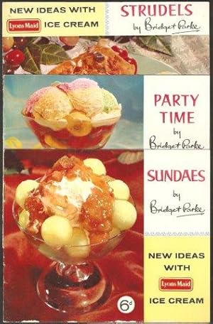Imagen del vendedor de New Ideas with Ice Cream. Sundaes; Party Time; Strudels. a la venta por Janet Clarke Books ABA
