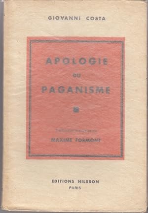 Bild des Verkufers fr Apologies des religions: Apologie du Paganisme zum Verkauf von le livre ouvert. Isabelle Krummenacher