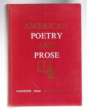 Image du vendeur pour American Poetry and Prose mis en vente par Gyre & Gimble
