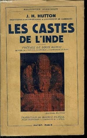 Bild des Verkufers fr LES CASTES DE L'INDE zum Verkauf von Le-Livre