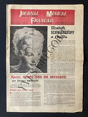 JOURNAL MUSICAL FRANCAIS-N°105-5 FEVRIER 1962