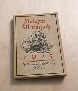 Kriegs-Almanach auf das Jahr 1915