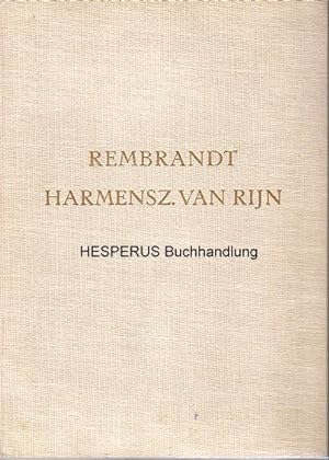 Bild des Verkufers fr Rembrandt Harmensz. van Rijn zum Verkauf von HESPERUS Buchhandlung & Antiquariat