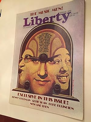Seller image for Liberty the nostalgia magazine Spring 1973 the music men: Glenn Miller, Enrico caruso, frank sinatra, judy garland, harry james, majpor bowes, biong crosby, al jolson, kate smith, bobby breen and others for sale by Rare Reads