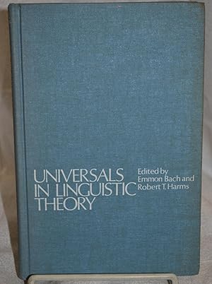 Imagen del vendedor de Universals in Linguistic Theory a la venta por Bryn Mawr Bookstore