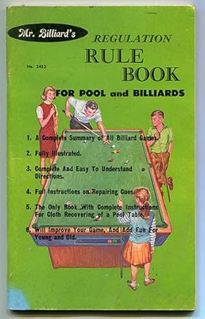 Mr. Billiard's Regulation Rule Book for Pool and Billiards (No. 2452)