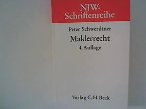 Seller image for NJW-Schriftenreihe (Schriftenreihe der Neuen Juristischen Wochenschrift), H.18, Maklerrecht for sale by ANTIQUARIAT FRDEBUCH Inh.Michael Simon