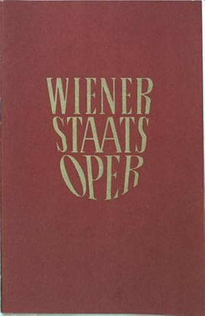 Immagine del venditore per Programmheft der Wiener Staatsoper, April 1965, 2. Hlfte; venduto da books4less (Versandantiquariat Petra Gros GmbH & Co. KG)