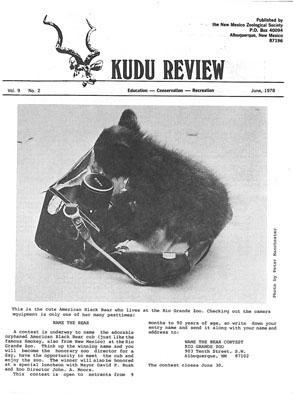 Bild des Verkufers fr Kudu Review Vol. 9 No. 2, June, 1978 zum Verkauf von Schueling Buchkurier