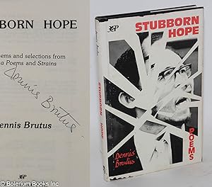 Stubborn hope; new poems and selectons from "China Poems and Strains"