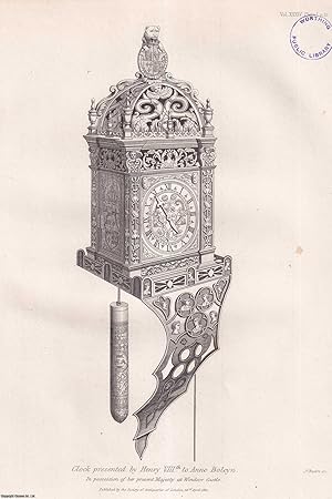 Seller image for Supplement to the Description of an Astrological Clock, belonging to the Society of Antiquaries. An uncommon original article from the journal Archaeologia, 1852. for sale by Cosmo Books