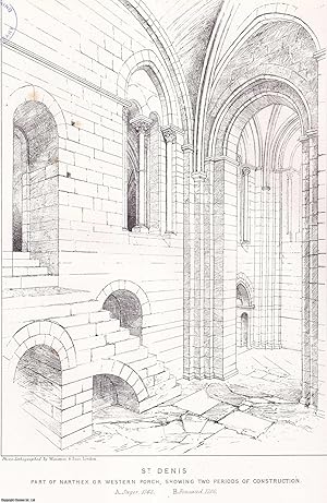 Image du vendeur pour On the English Origin of Gothic Architecture. An uncommon original article from the journal Archaeologia, 1871. mis en vente par Cosmo Books