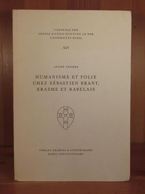 Immagine del venditore per Humanism er folie chez Sbastien Brant, Erasme et Rabelais. venduto da Das Konversations-Lexikon