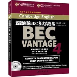 Immagine del venditore per The new set of test questions in Cambridge BEC 4th Series: Intermediate (with answers and CD-ROM)(Chinese Edition) venduto da liu xing