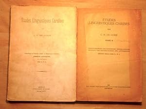 Bild des Verkufers fr Etudes linguistiques Caraibes (Tome I und Tome II cplt.) zum Verkauf von Antiquariat Bernhard
