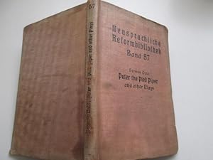 Imagen del vendedor de Peter The Pied Piper And Other Plays a la venta por Goldstone Rare Books