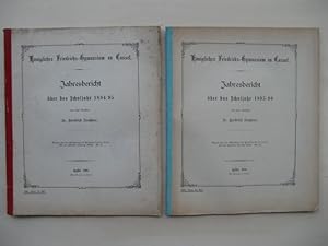 Bild des Verkufers fr Jahresbericht (des Kniglichen Friedrichs-Gymnasium zu Cassel) ber das Schuljahr 1894/95 (und 1895/96) von dem Direktor Dr. Friedrich Heuner. Voraus geht eine Abhandlung des Professors Adolf Stoll ber den Historiker Friedrich Wilken. Abt. II ( + Abt.III). zum Verkauf von Antiquariat Steinwedel