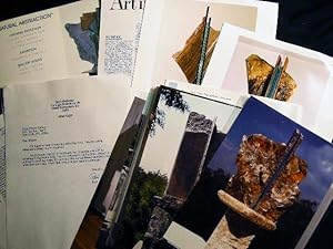 Ron Mehlman Sculpture Art Gallery Flyer, Photographs of Works, Typed Letter Signed from the Artist