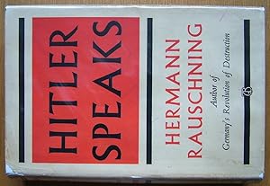 Bild des Verkufers fr Hitler Speaks. zum Verkauf von EmJay Books