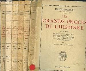 Seller image for LES GRANDS PROCES DE L'HISTOIRE - 7 VOLUMES -2+3+4+5+6+7 srie -Sommaire : La marquise de BRINVILLIERS - L'affaire du collier - le pocs de C. CORDAY - Le procs de Mme ROLAND - L'affaire lafarge - La grande catherine - Marie - Antoinette - . for sale by Le-Livre