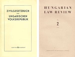 Konvolut "Ungarn Rechtssystem". 3 Titel. 1.) REVIEW of Hungarian Legislation. Special Issue - Adm...