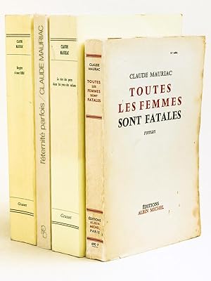 Image du vendeur pour [ Lot de 4 titres ddicacs par l'auteur ] L'ternit parfois - Le rire des pres dans les yeux des enfants - Bergre  Tour Eiffel - Toutes les femmes sont fatales mis en vente par Librairie du Cardinal