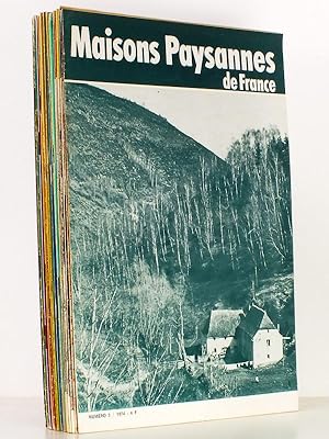 Seller image for ( Lot de 21 numros de Maisons Paysannes de France , 1974  1980 ) 1974 - 4 ; hiver 1974 75 ; printemps 75 ; t 75 ; N 4 / 75 ; N 3 / 76 : N 4 / 76 ; 1977 - N 1 , 2 , 3 et 4 ; 1978 - N 1 , 2 , 3 et 4 ; 1979 - N 2 , 3 , 4 ; 1980 - N 1, 3 et 4. for sale by Librairie du Cardinal