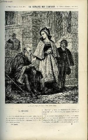 Image du vendeur pour LA SEMAINE DES FAMILLES 14EME ANNEE N21 - LA CHARITE DE HENRI GALLEAU, LA TOUR DE BELEM V DE ALFRED SEGUIN, LE NAUFRAGE DU BUCKINGHAM DE STEPHANIE DUSSIEUX, AIGLE ET COLOMBE XXVII DE ZENAIDE FLEURIOT, SONGERIES D'UN ERMITE DU COMTE DE NUGENT mis en vente par Le-Livre