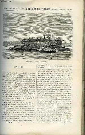 Seller image for LA SEMAINE DES FAMILLES 14EME ANNEE N26 - NEW-YORK DE XAVIER DE CORLAS, JULIEN - CHRONIQUE TOULONNAISE IV DE LA COMTESSE DE LA ROCHERE, LA COMETE DE 1872 DE HENRI GALLEAU, AIGLE ET COLOMBE XXXIII DE ZENAIDE FLEURIOT for sale by Le-Livre