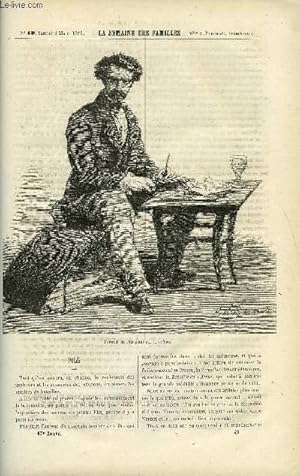 Imagen del vendedor de LA SEMAINE DES FAMILLES 17EME ANNEE N49 - PILS DE EDMOND GUERARD, UN FRUIT SEC DE ZENAIDE FLEURIOT, L'INTERROGATOIRE DE ELIE VERNON, LE PREMIER TOUR DU MONDE DE G. DE LA LANDELLE, LE BARON DESGENETTES II DE BATHILD BOUNIOL, LES DEBRIS DU NAUFRAGE IX a la venta por Le-Livre