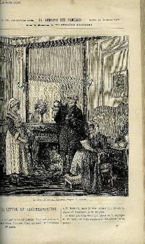 Imagen del vendedor de LA SEMAINE DES FAMILLES 19EME ANNEE N37 - LA LETTRE DE RECOMMANDATION DE ELIE VERNON, MARGARET LA TRANSPLANTEE V DE THERESE-ALPHONSE KARR, LA FRANCE INCONNUE VII DE CH. BARTHELEMY, LE TOMBEAU D'ENGELBERT II DE ELIE VERNON, LE GRAND VAINCU VII a la venta por Le-Livre