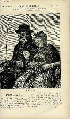 Imagen del vendedor de LA SEMAINE DES FAMILLES 19EME ANNEE N51 - ENTREE A LA VILLE DE ZENAIDE FLEURIOT, MARGARET LA TRANSPLANTEE XV DE THERESE ALPHONSE KARR, LEON XIII DE ZENAIDE FLEURIOT, AVANT 1830 - UN VIEUX CHEVALIER DE SAINT-LOUIS DE MME DE MAUCHAMPS a la venta por Le-Livre