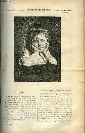 Imagen del vendedor de LA SEMAINE DES FAMILLES 28EME ANNEE N31 - SUR LE FAUTEUIL DE R. A., L'ECOLE BUISSONNIERE DE OSCAR HAVARD, MONSIEUR VEAUBRAISE DE QUIMPER DE EDMOND GUERARD, L'AMPHITHEATRE DE VERONE DE ABEL GAVEAU, THEODORE WIBAUX DE ERNEST FALIGAN, AVEC MA MARRAINE a la venta por Le-Livre